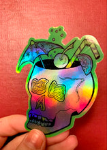 Load image into Gallery viewer, Holographic Skull Sticker
