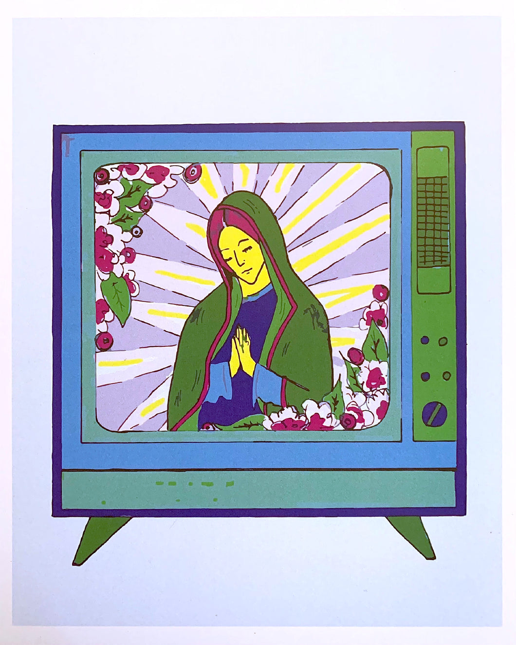 I Am Not Lonely For I Have A Television - Print