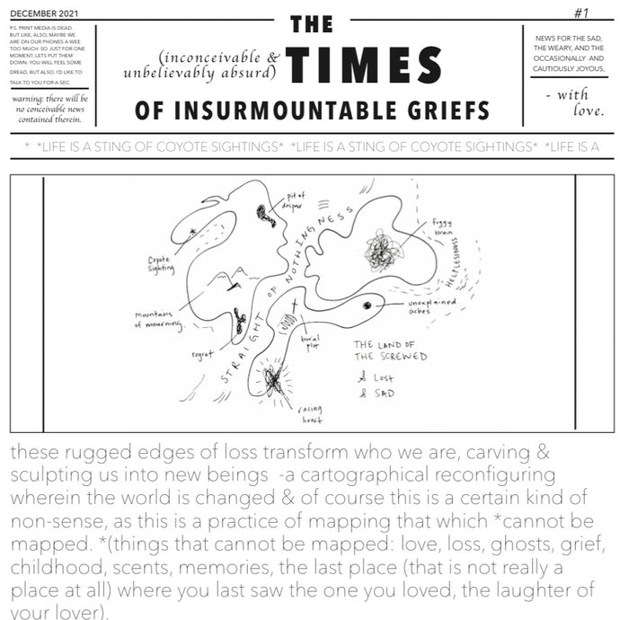 The (inconceivable & unbelievably absurd) TIMES of insurmountable griefs